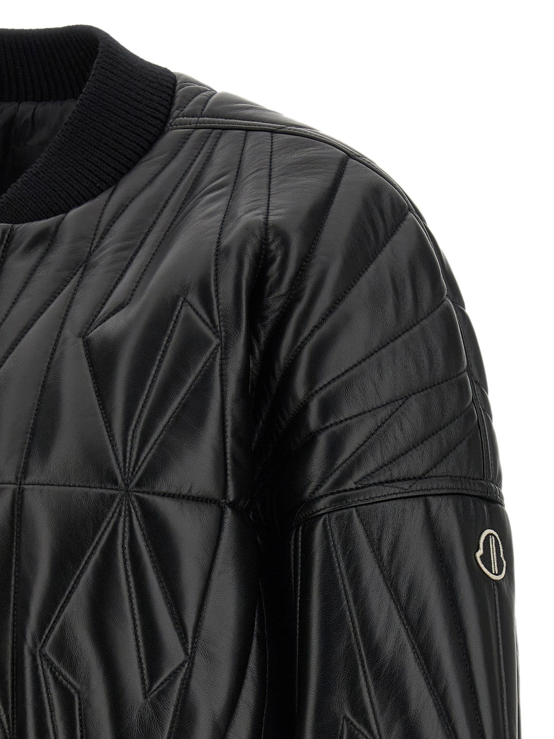 Rick Owens Geocamo Puffer Jackets - Black | 588c20708426edbf305a7eb839823f02777715bc
