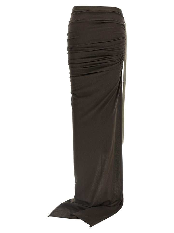 Rick Owens Adjustable Skirts - Brown | 83394a3ab0d8e6f593fcc4e69a9d9fbc529abcb3