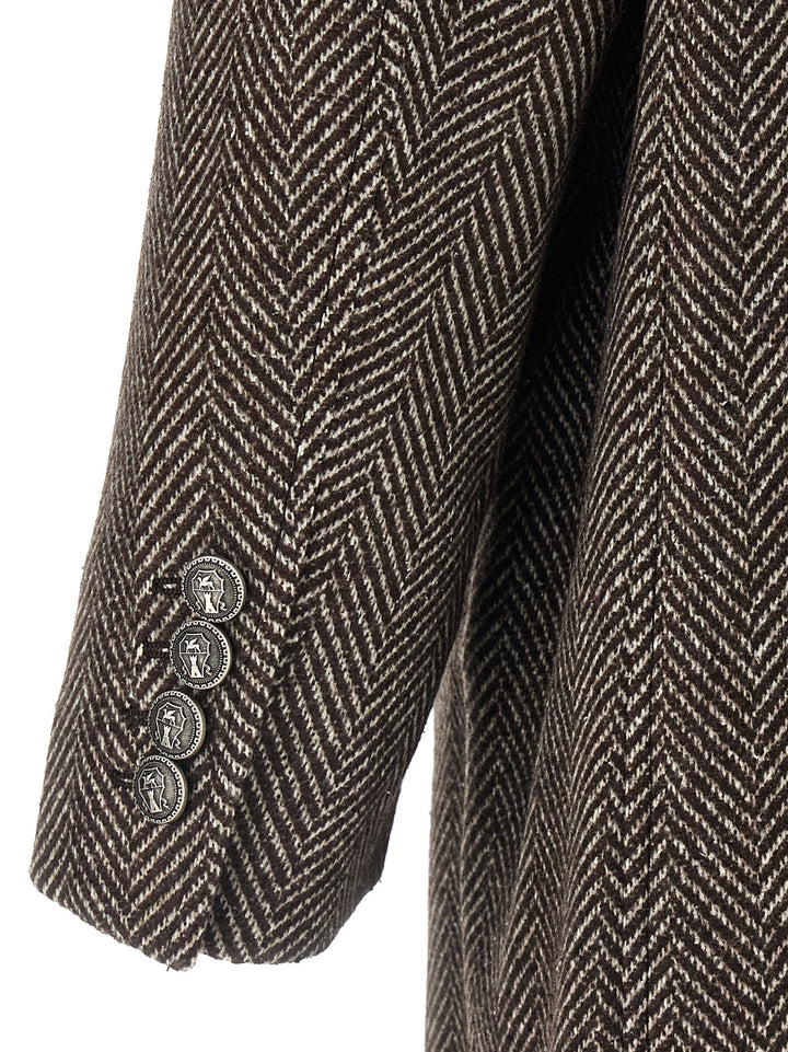 Brunello Cucinelli Single-Breasted Cashmere Coat Coats and Trench Coats - Brown | d782b0ab792fa32bfe217d17bd1936f26225d99c