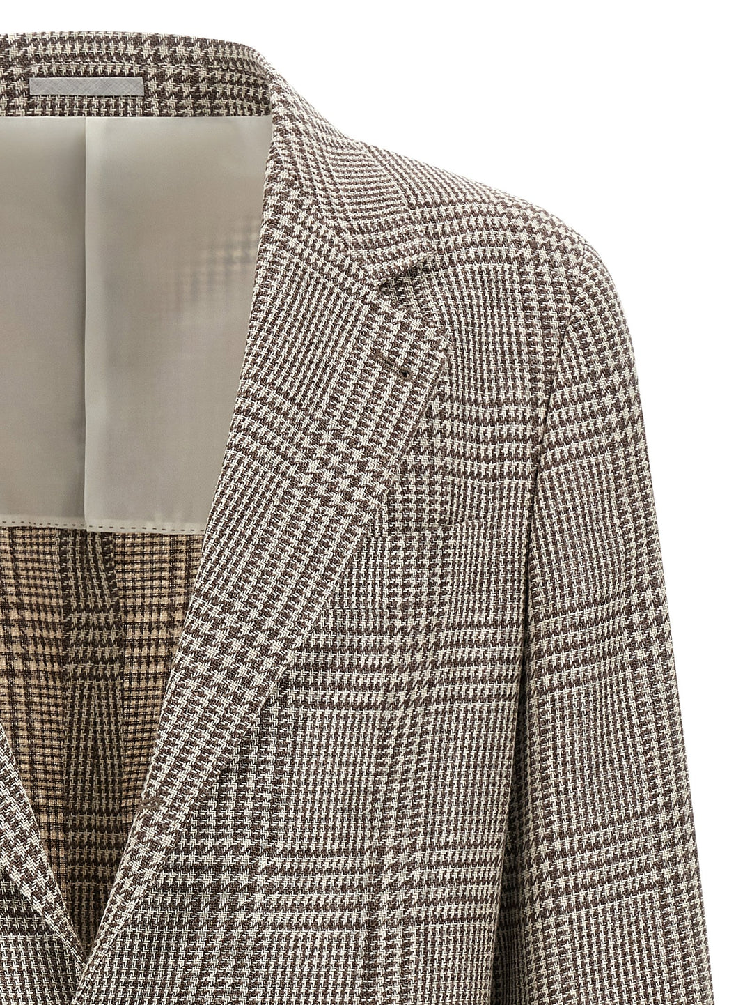 Brunello Cucinelli Houndstooth Blazer - Multicolor | 386d2246d1473b156b5d4985942a43c4c44ece58