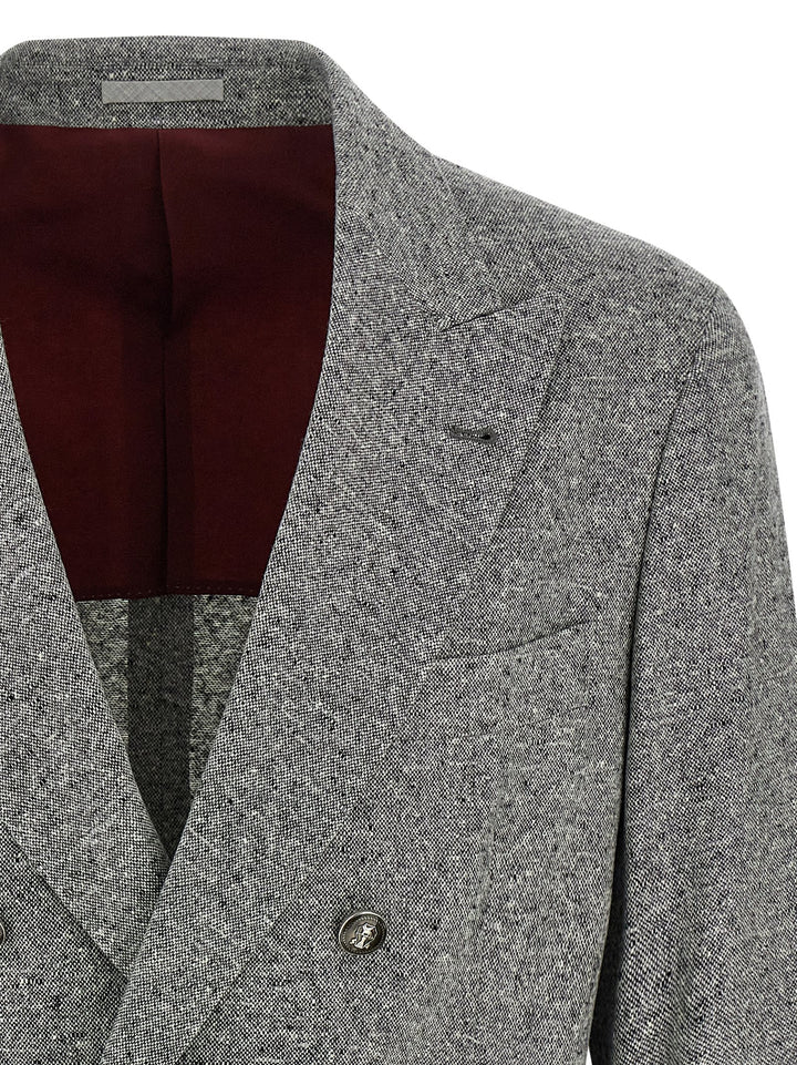 Brunello Cucinelli Grisaille Blazer - Gray | 9fb4253fd435e5402035927bd1f025f7b5e4d564