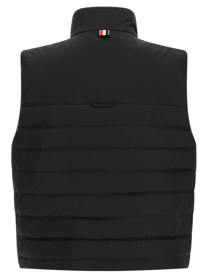 Thom Browne 4 Bar Gilet - White/Black | f54c62c56ef749fa3c50da010270e9da36710da1