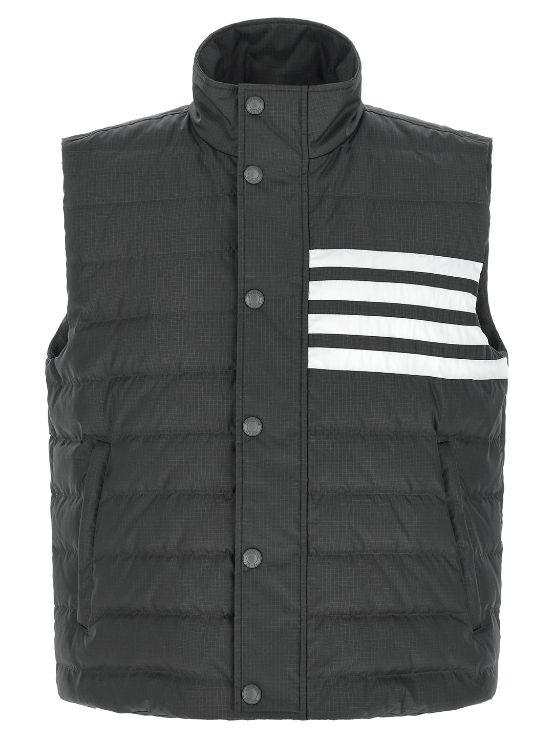 Thom Browne 4 Bar Gilet - Gray | ad91072f9b8da7ec08fb921c4121edb6ea3b41cc
