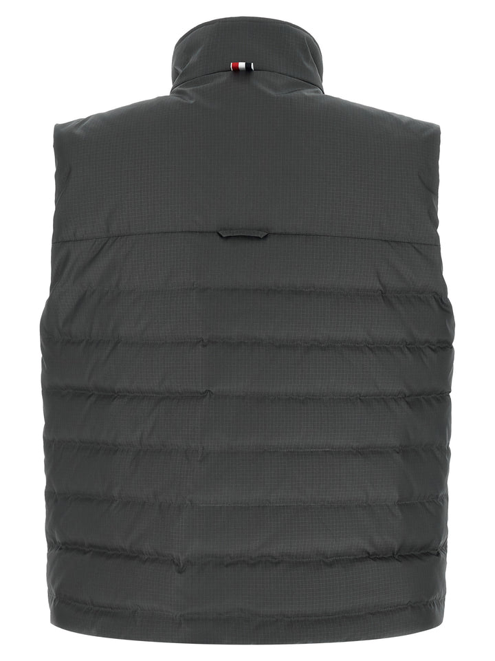 Thom Browne 4 Bar Gilet - Gray | 05dfcc186017065522170a69e0bd16a387945a68