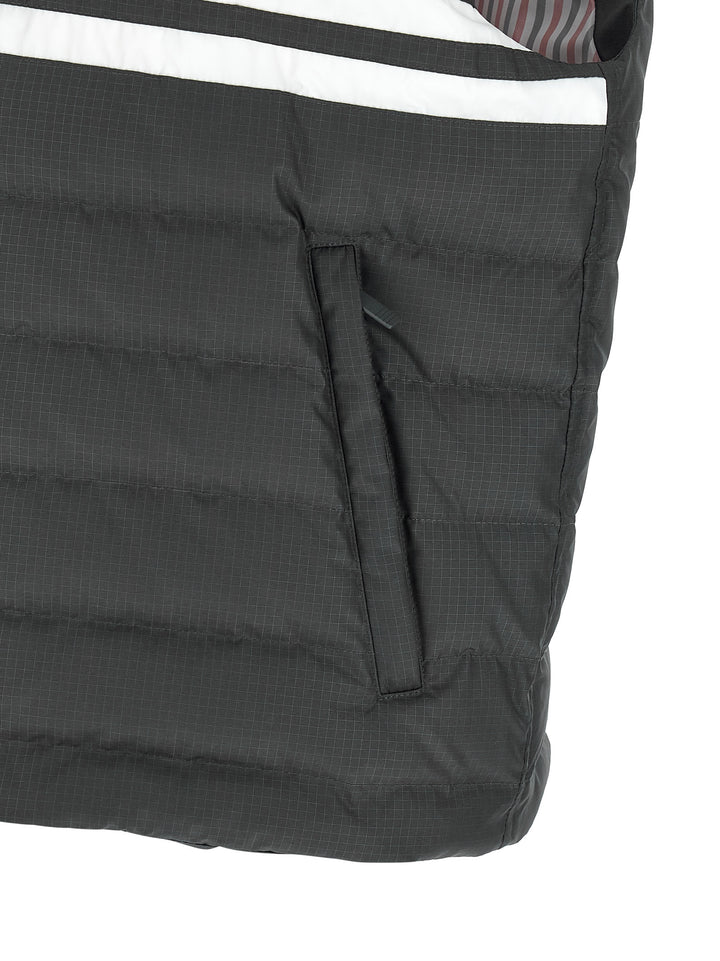 Thom Browne 4 Bar Gilet - Gray | add3e6d5418e9e2a193775d78dd93104fc266b50