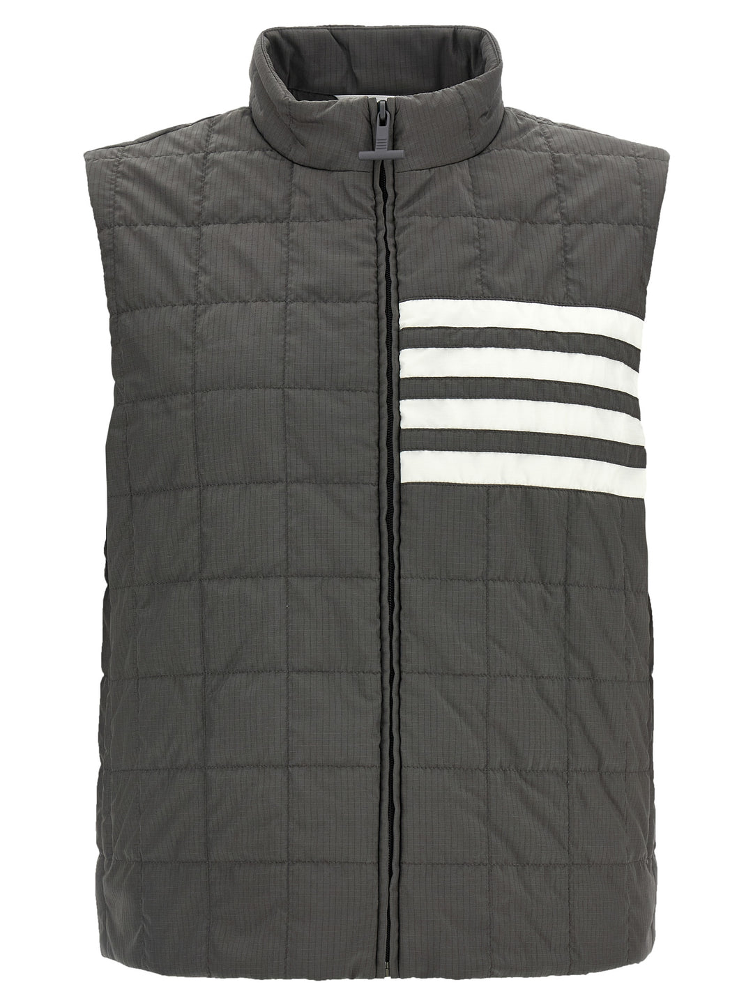 Thom Browne 4bar Gilet - Gray | a7b061b908cbc3cafd30e98c312438e00a7ad99f