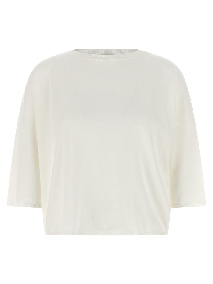 Be You Cashmere Cotton Sweater Sweaters and Cardigans - White | 72d5dc726712237deb612f9752b6983be4639d29