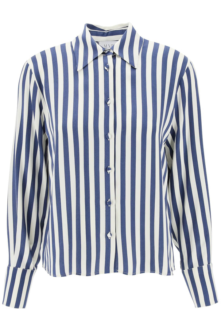 Camicia In Charmeuse A Righe Le Galion