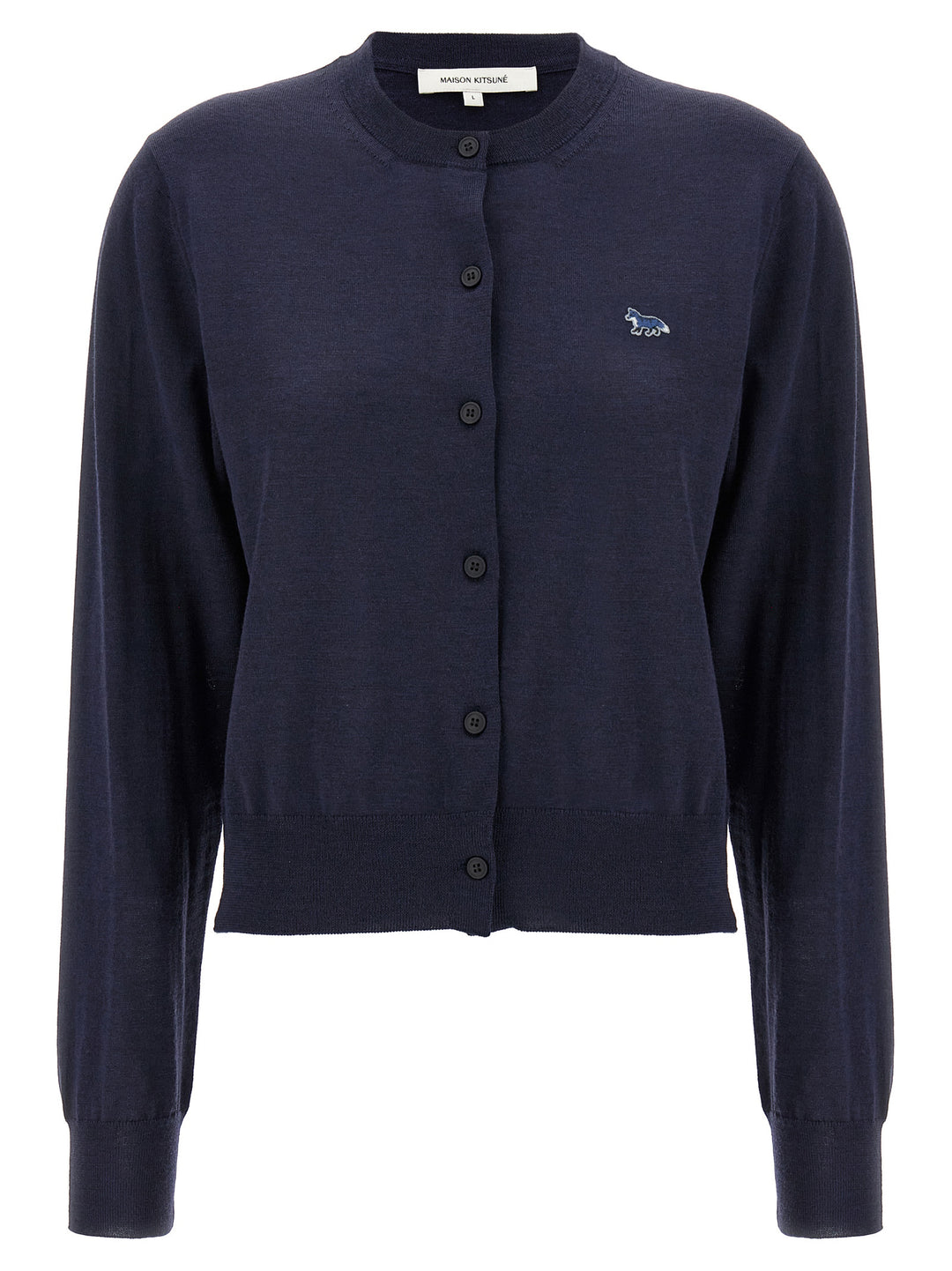 Maison Kitsune Baby Fox Sweaters and Cardigans - Blue | ca5122a99946221c38c1b552b6346194c134a119