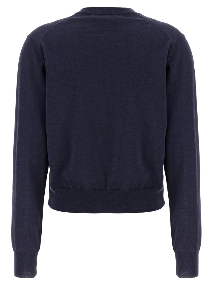 Maison Kitsune Baby Fox Sweaters and Cardigans - Blue | 17750488c317d3dae9f8ecf9c292f76a6efc96f3