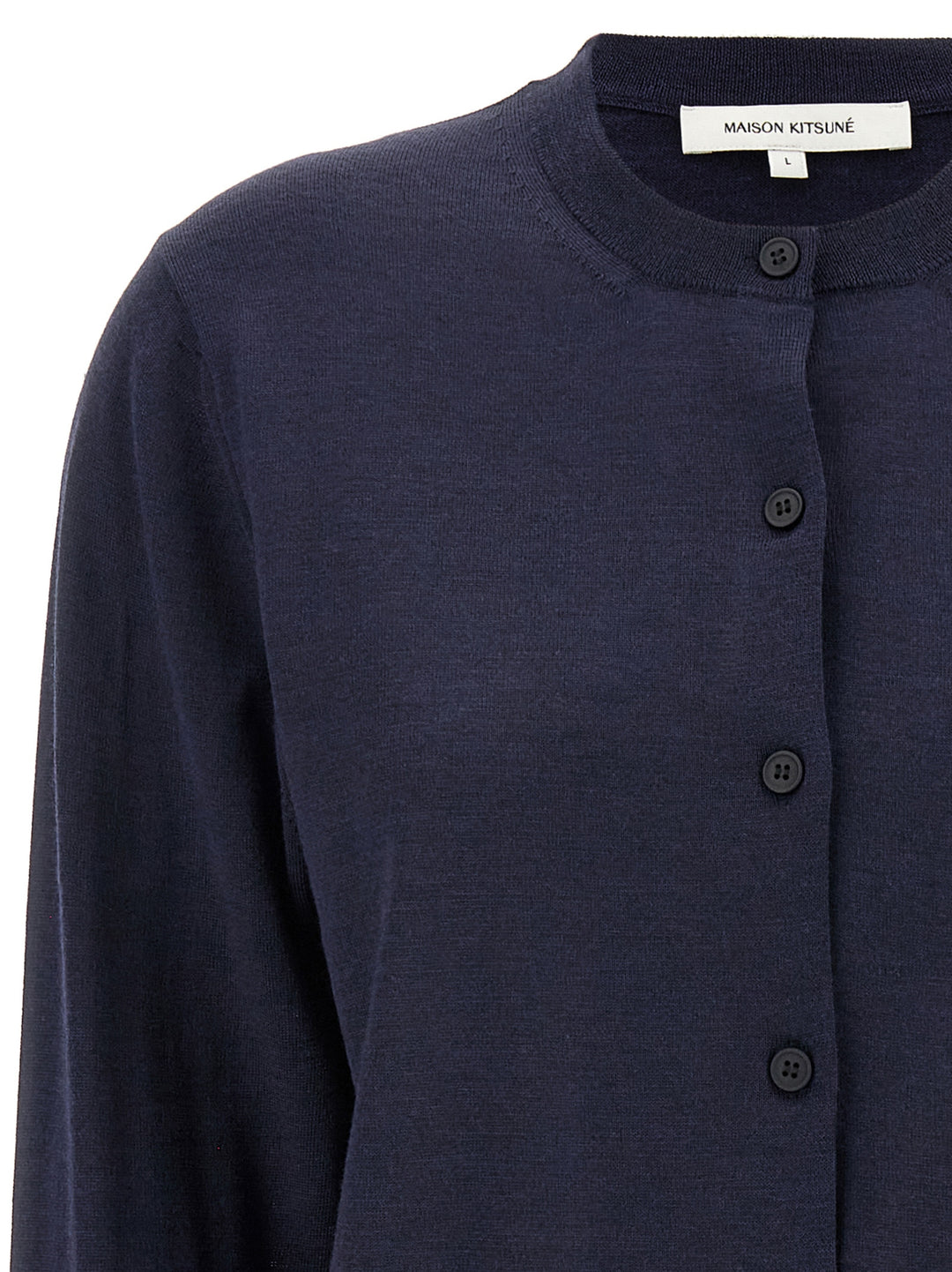 Maison Kitsune Baby Fox Sweaters and Cardigans - Blue | afaae16d938173a669eedd9274bb824560e808d2