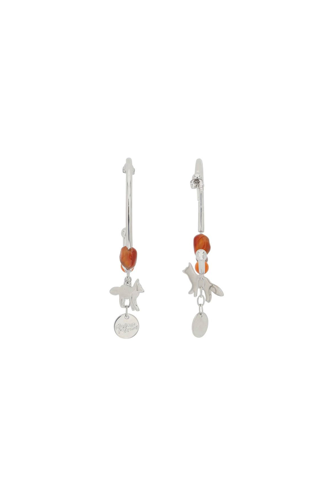 Orecchini A Cerchio Fox & Beads