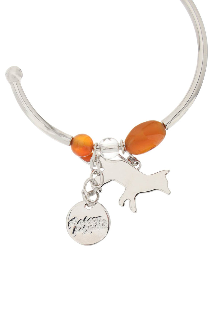 Orecchini A Cerchio Fox & Beads