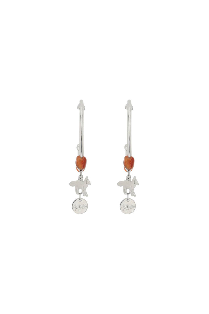 Orecchini A Cerchio Fox & Beads