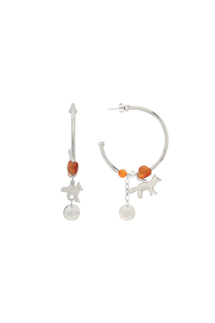 Orecchini A Cerchio Fox & Beads