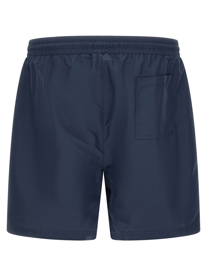 Brunello Cucinelli Logo Embroidery Swimsuit Beachwear - Blue | df1c86dfdd16b5adb2e1656885f668aa2bf4bcf0