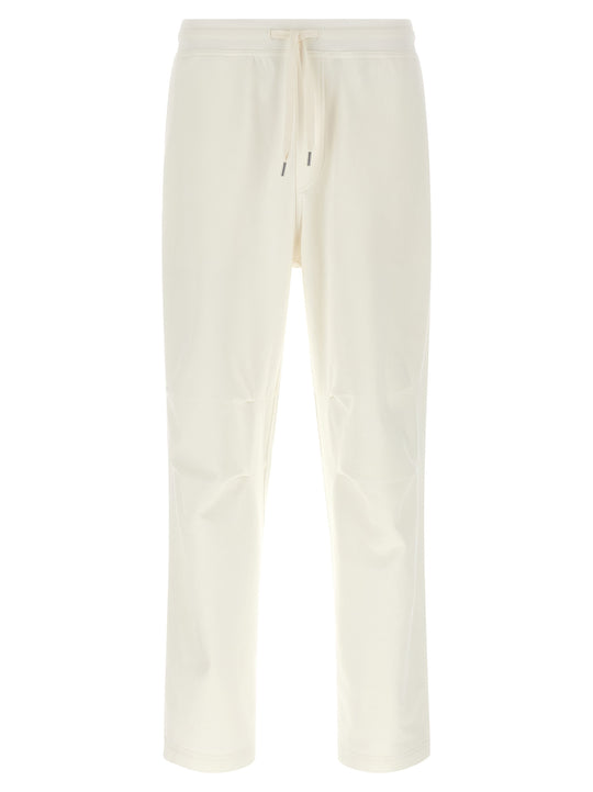 Techno Cotton Joggers Pants White