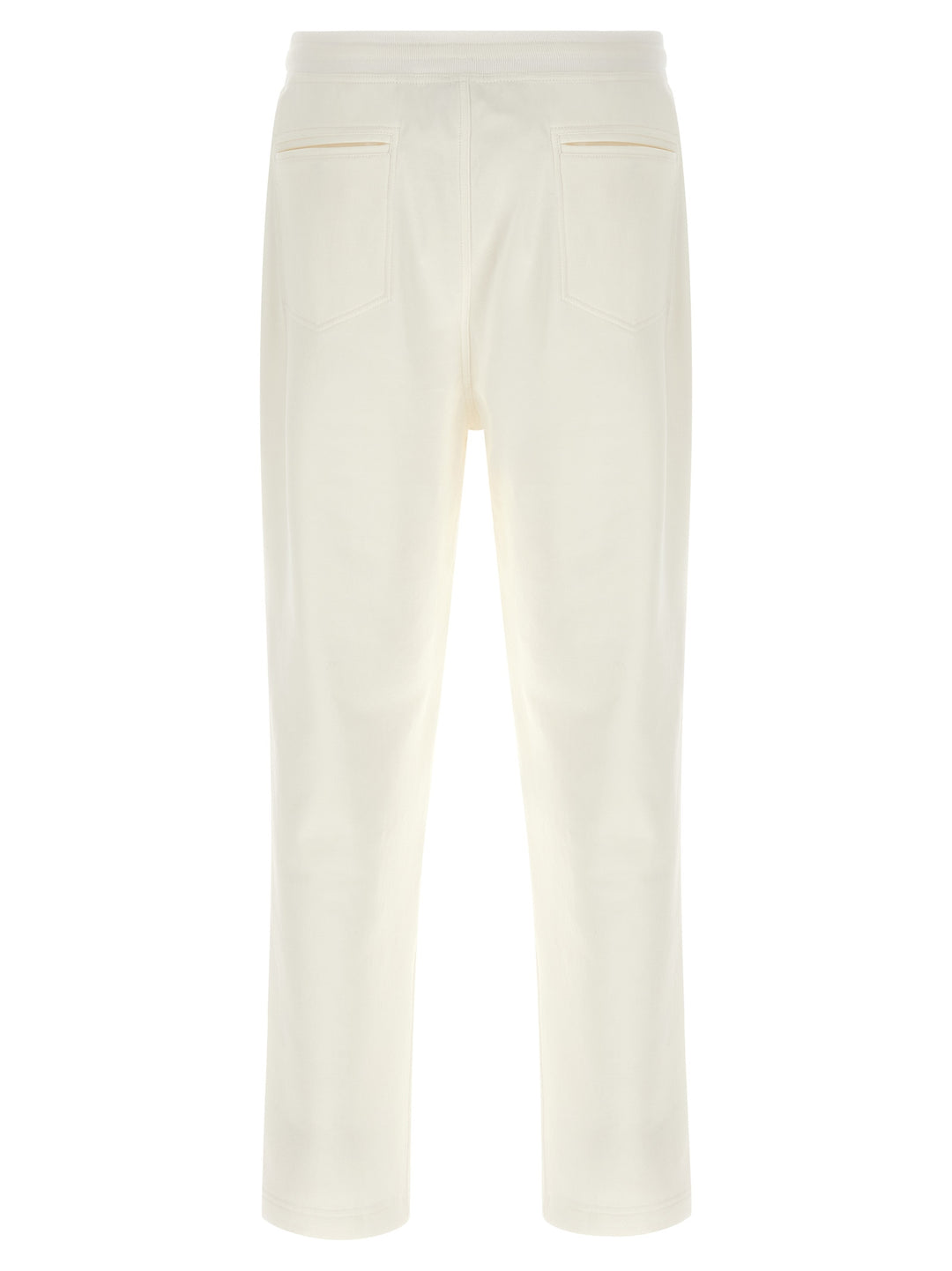 Brunello Cucinelli Techno Cotton Joggers Pants - White | bf9045b449df3c888ac725f90be1f5196b54cc6c