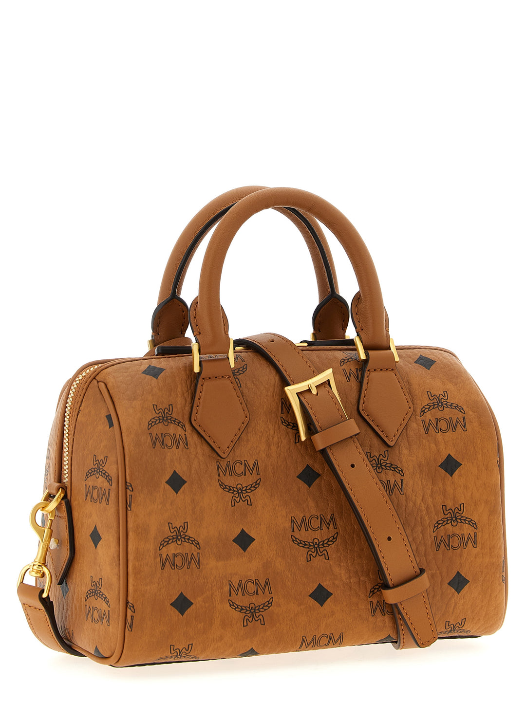 Mcm Ella Boston Hand Bags - Brown | 84ef0a5bd07c84c64657299ca7333c0c1a12081f