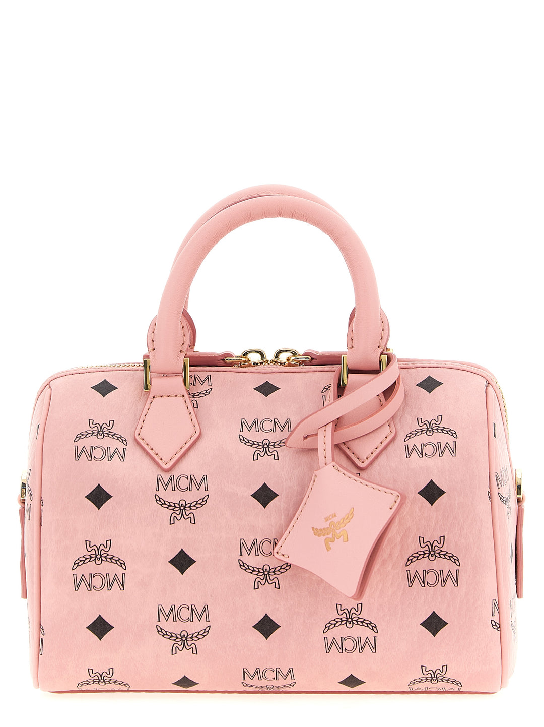 Mcm Ella Boston Hand Bags - Pink | d82ee2a0519e8858b3e241c38fca6928da607fb5