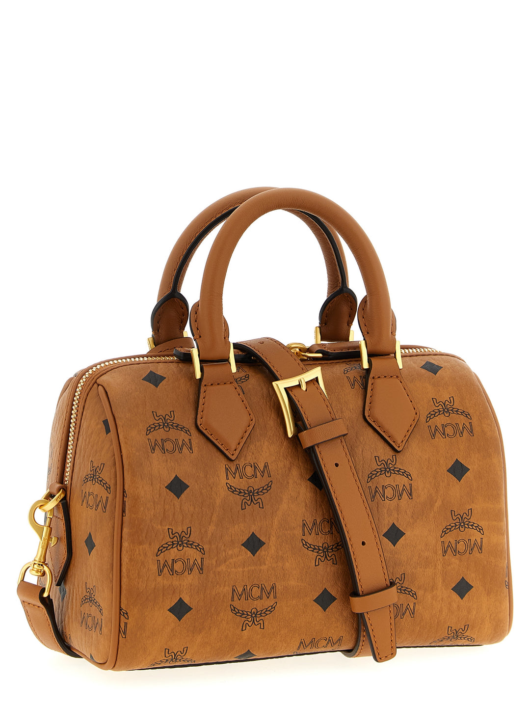 Mcm Ella Boston Hand Bags - Brown | b17c17ecf1092d5c3d265cef4e94e6183196ae68