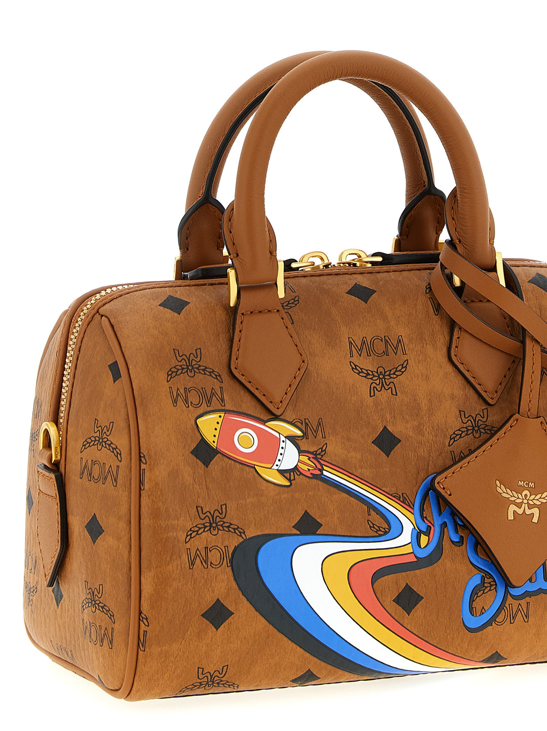 Mcm Ella Boston Hand Bags - Brown | 2cc231b01dbf986e0d2cf53d707f0cf7c1144739