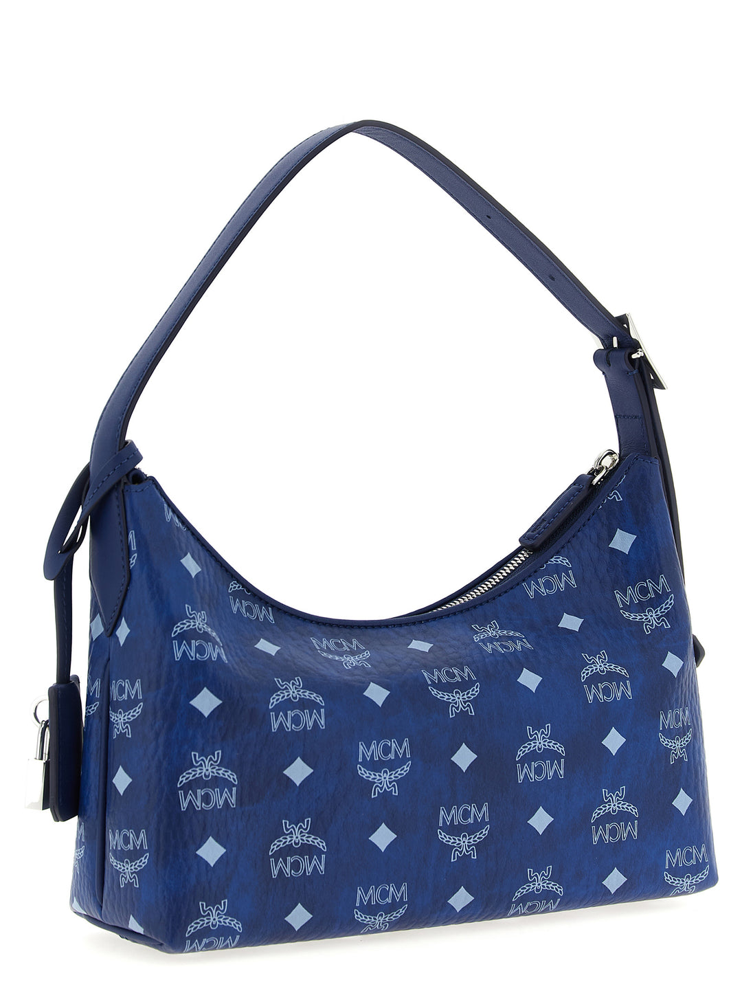 Mcm Aren Hobo Shoulder Bags - Blue | 57d4f4117787c01a80af2bc4f0cfb8486606a407