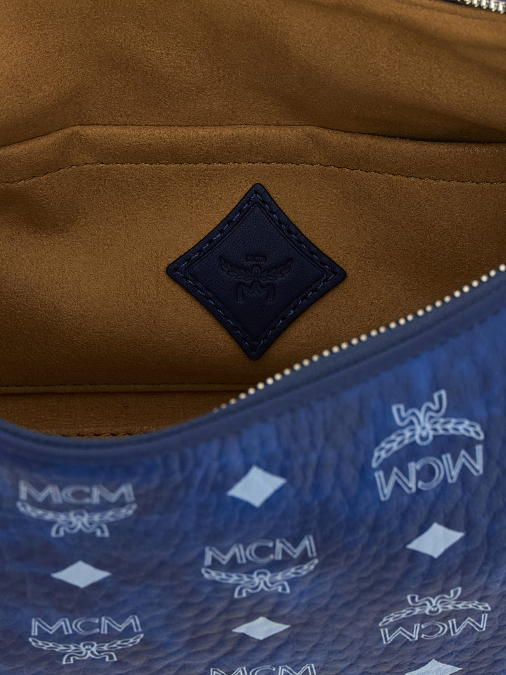 Mcm Aren Hobo Shoulder Bags - Blue | 5ba1986e197df8eeb9a6c19048c2fc66c57eba6c