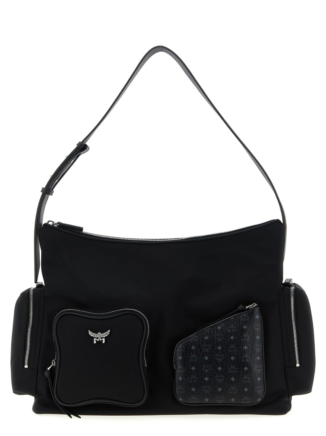 Mcm Aren Shoulder Bags - Black | afb2678a5e4d6efb66b96b18acbe758fa47f2927