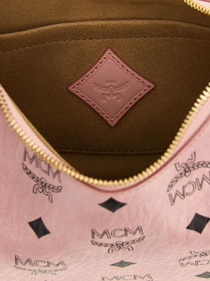 Mcm Aren Crescent Hobo Shoulder Bags - Pink | 050a3e67df9d9f46db836f0048ed702da4253034