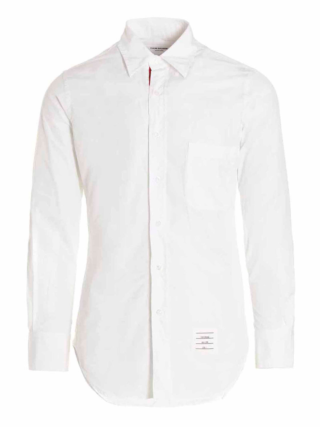 Thom Browne Solid Poplin Shirt Shirt and Blouse - White | 4016835ff285eef8ec0cb7af7bd49edcbc400d6d