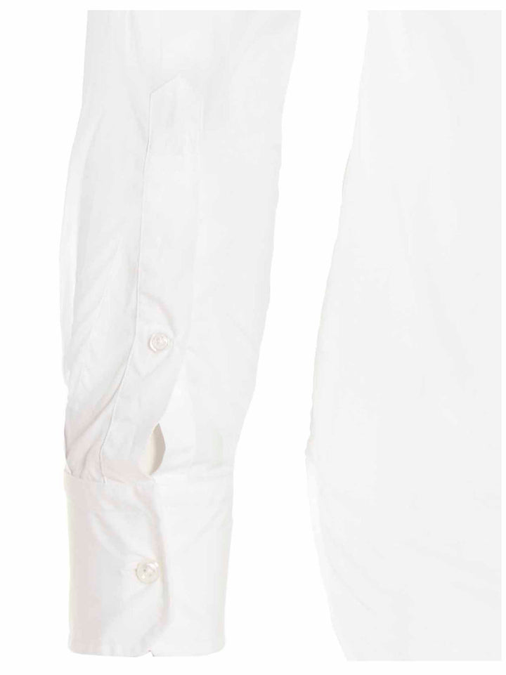 Thom Browne Solid Poplin Shirt Shirt and Blouse - White | 6e10de3b12dbdeadb47f5614187197165a19e55f