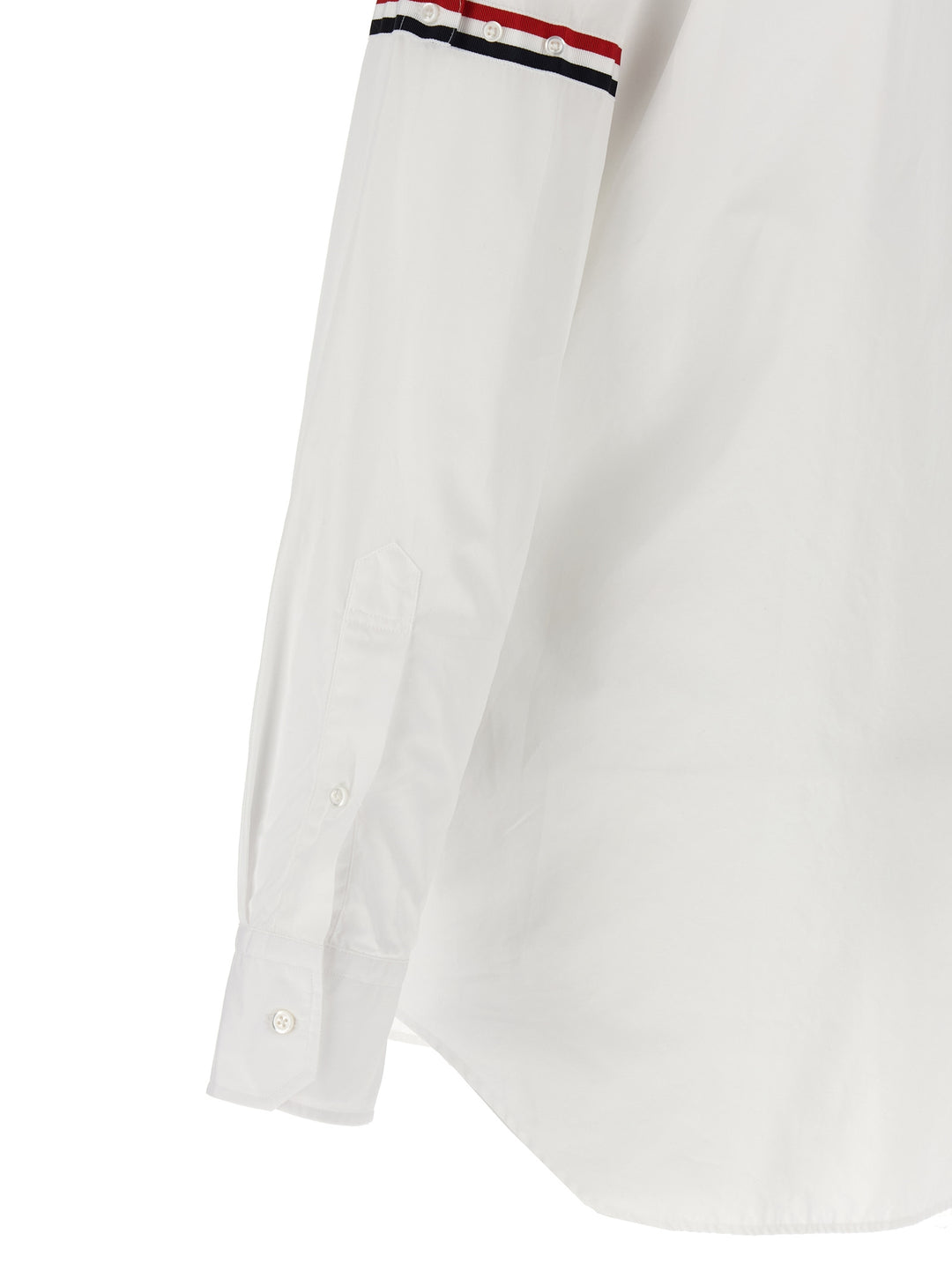 Thom Browne Oxford Armbands Classic Shirt and Blouse - White | 7cfeedf331c236f9e725891eece6c1fc21894ca0