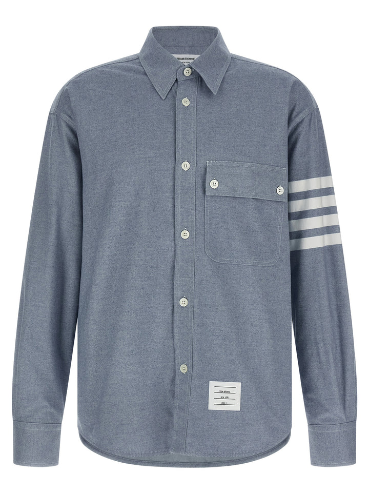 Thom Browne 4bar Shirt and Blouse - Light Blue | f113bacb1c54285736eb6115ebd92b6630c2488d