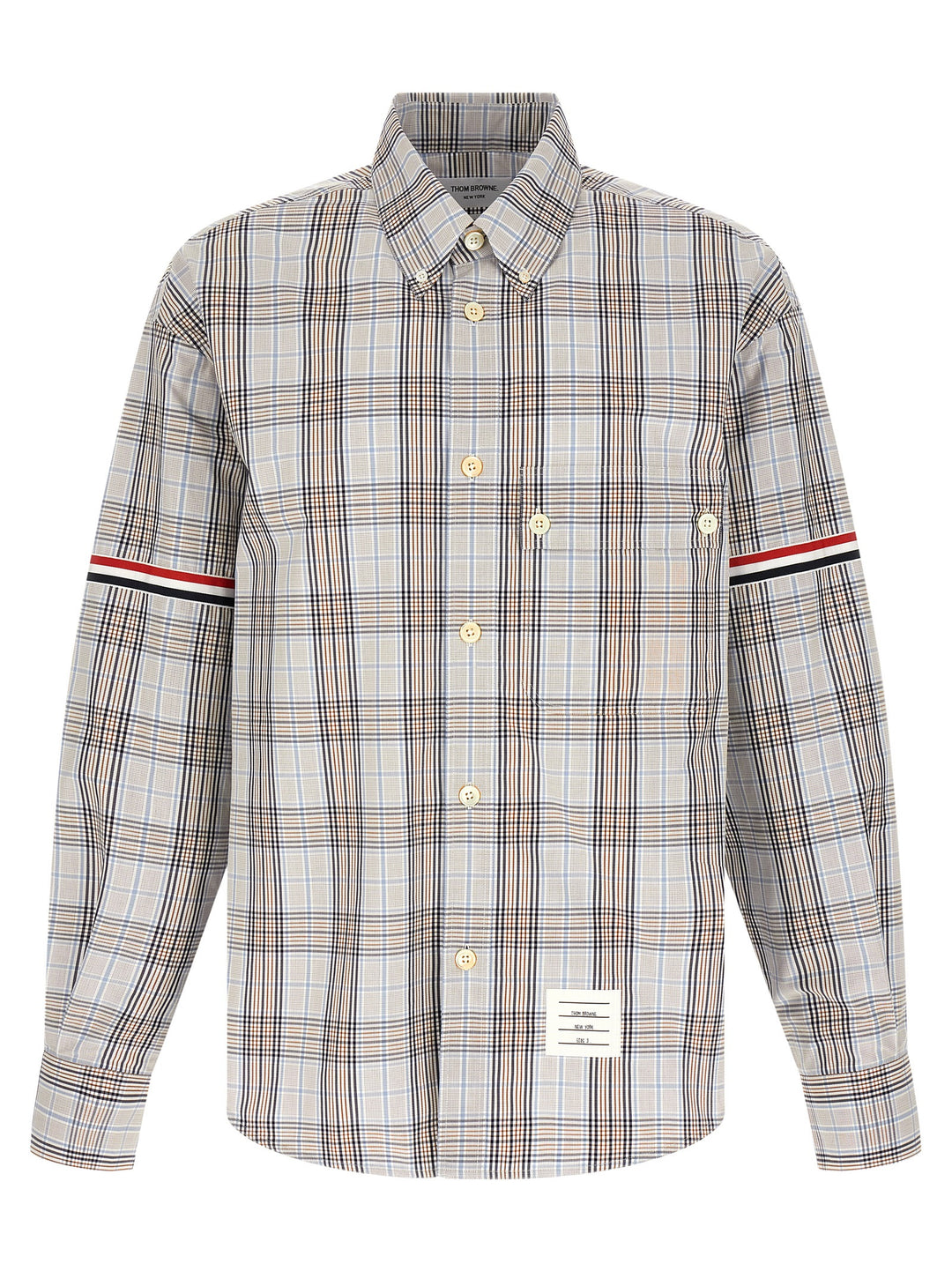 Thom Browne Oversized Rwb Shirt and Blouse - Multicolor | 6ba997db4a9983e2e4a008a77d3f08647b6b3c82