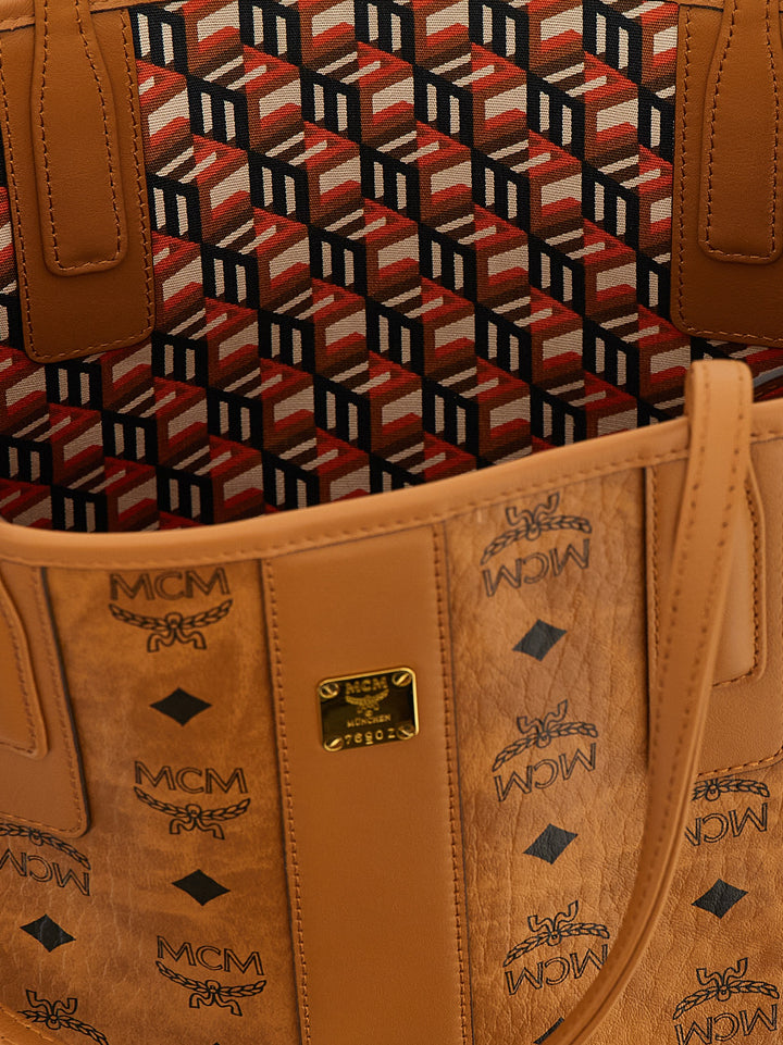 Mcm Liz Tote Bag - Brown | 6bc34ce3a019ca8ee15fa24853d321eb29acd2be