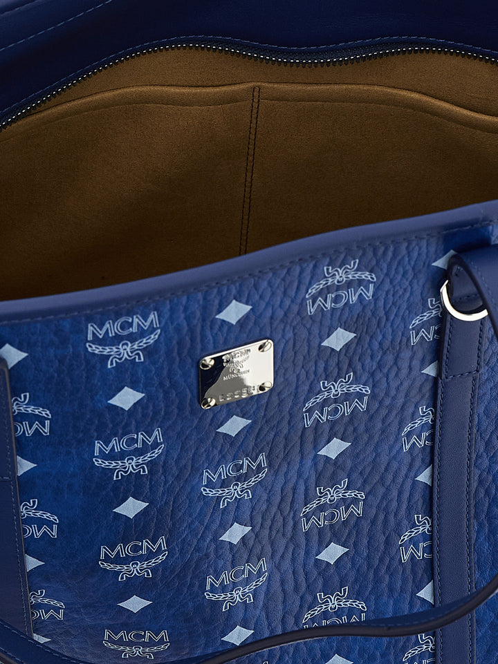 Mcm Toni Tote Bag - Blue | 7c3d0dd8e23d54a9bc4dd6aa7e8ca3f6ba7fc2c4