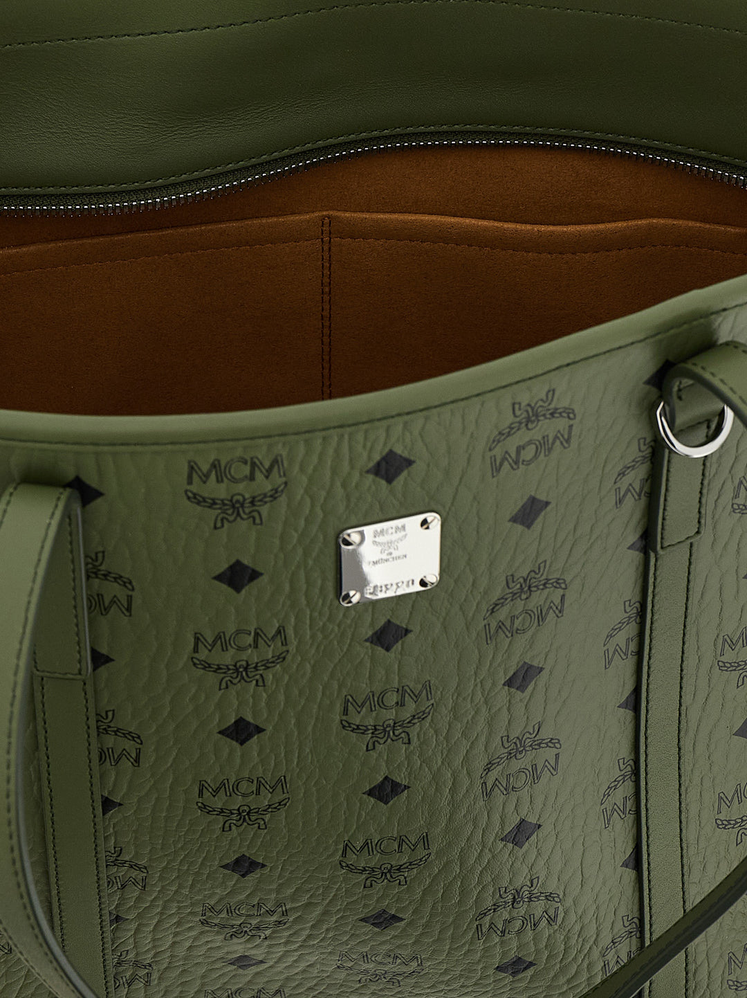 Mcm Toni Tote Bag - Green | 65d1932d59dec764447cede9bf6d277521dd283c