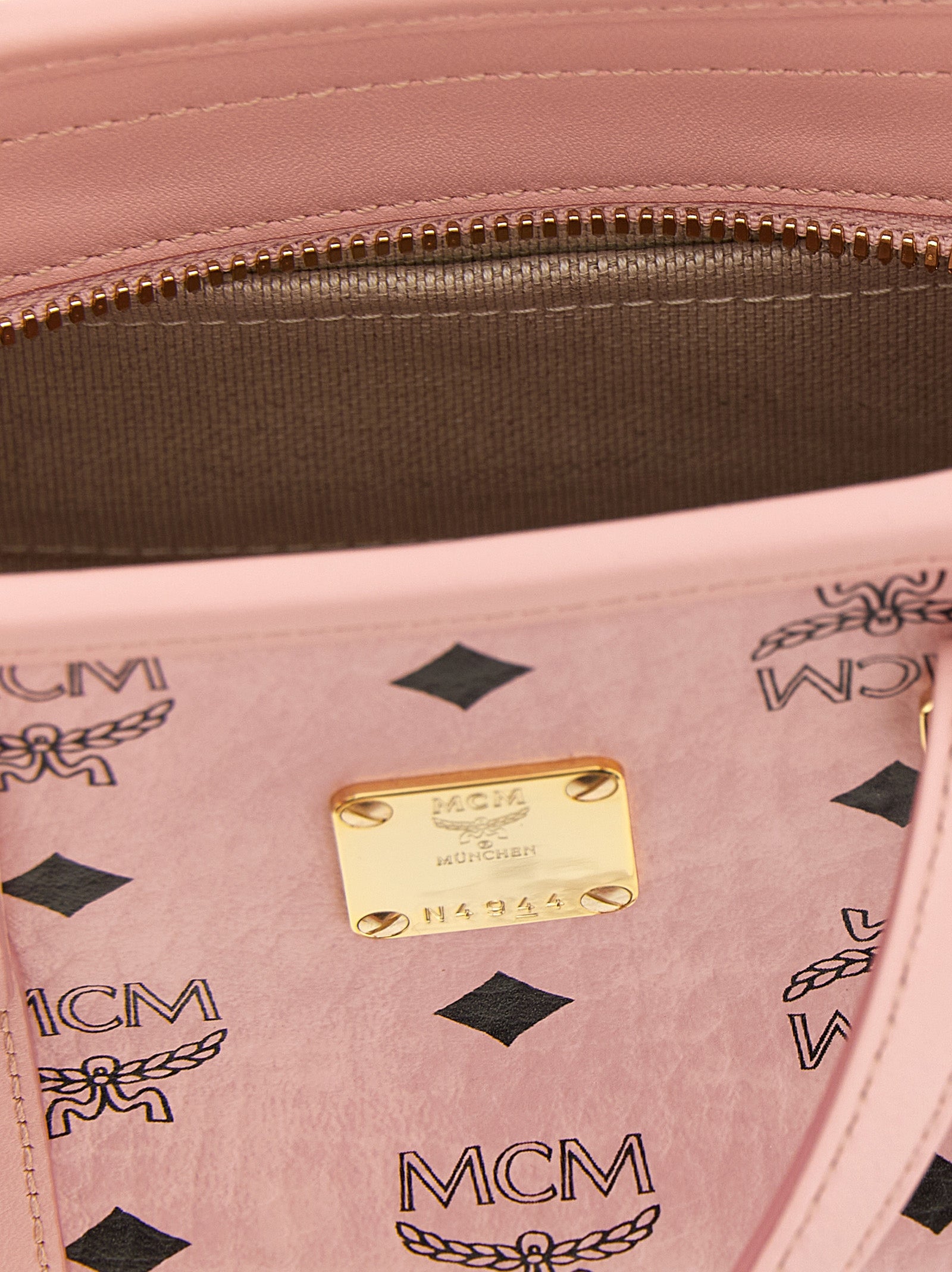 Mcm Toni Tote Bag Pink | Wanan Luxury Mcm Toni Tote Bag Pink | Wanan Luxury