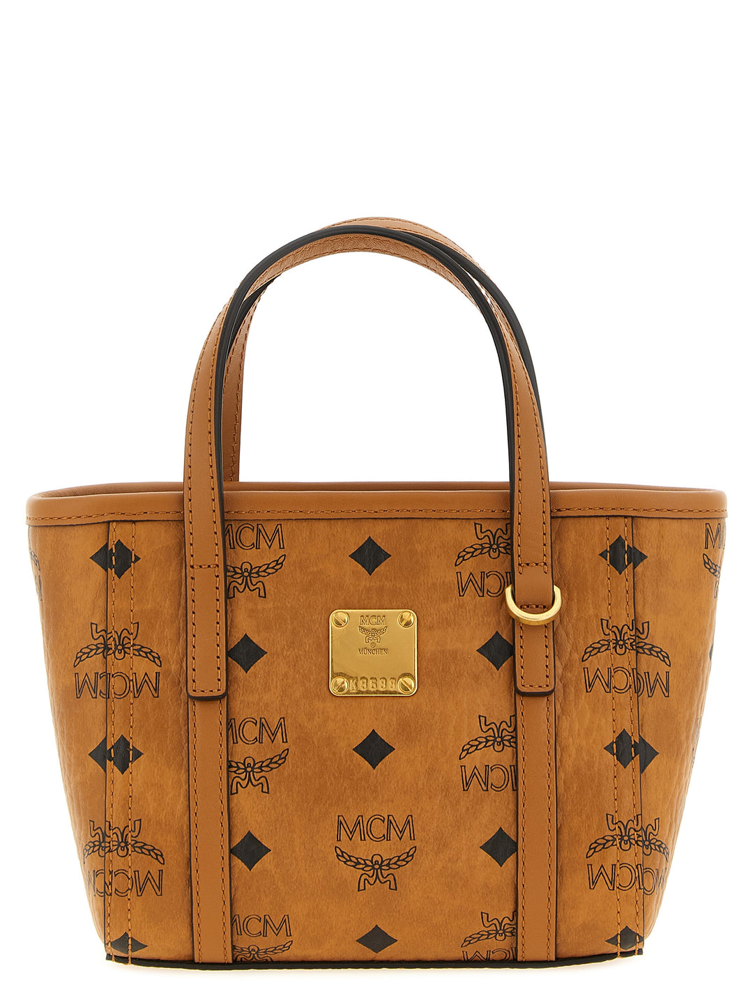 Mcm Toni Tote Bag - Brown | d30d45050db22d929db8f58778e737b9e1db12aa