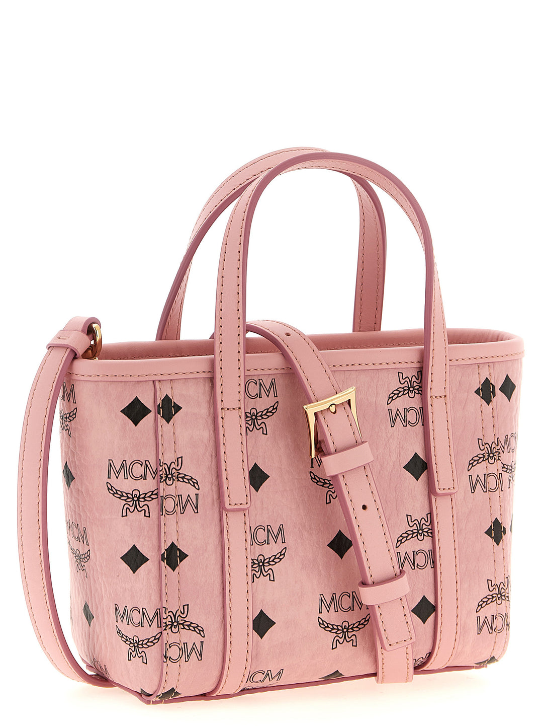 Mcm Toni Tote Bag - Pink | 30265a681db4e1f9ba7057f5ef0d9f4067462c10