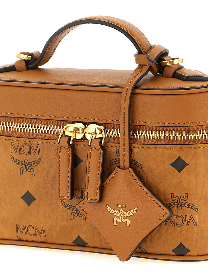 Mcm Aren Vanity Case Hand Bags - Brown | b5c978bf7d95a4809becefe2aee99bfcadb16349