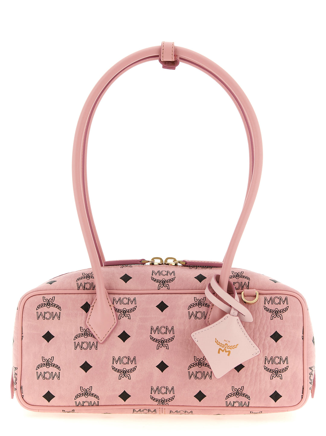 Mcm Aren East West Shoulder Bags - Pink | 7d58f4daf0d7763ebaf7602159905b4fe08b7349