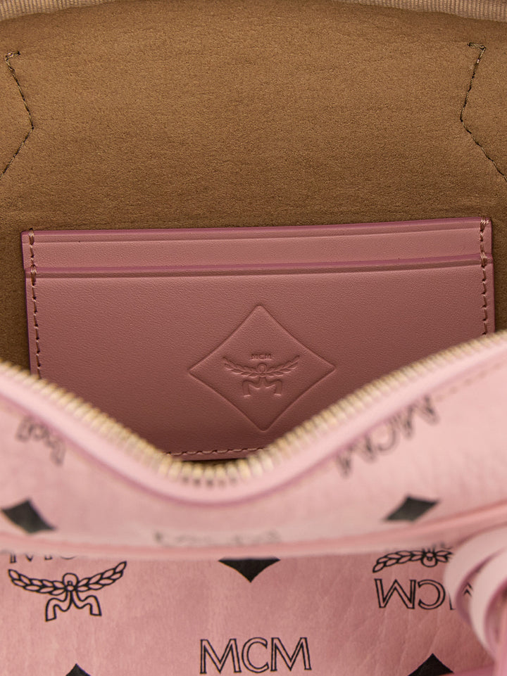 Mcm Aren East West Shoulder Bags - Pink | dcdb6559d877b0201d46959a69554619b0f65e0a