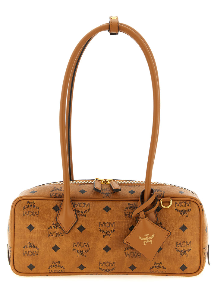 Mcm Aren East West Shoulder Bags - Brown | 78062b314e951c312f4295a81a15dcfd6d7f505c