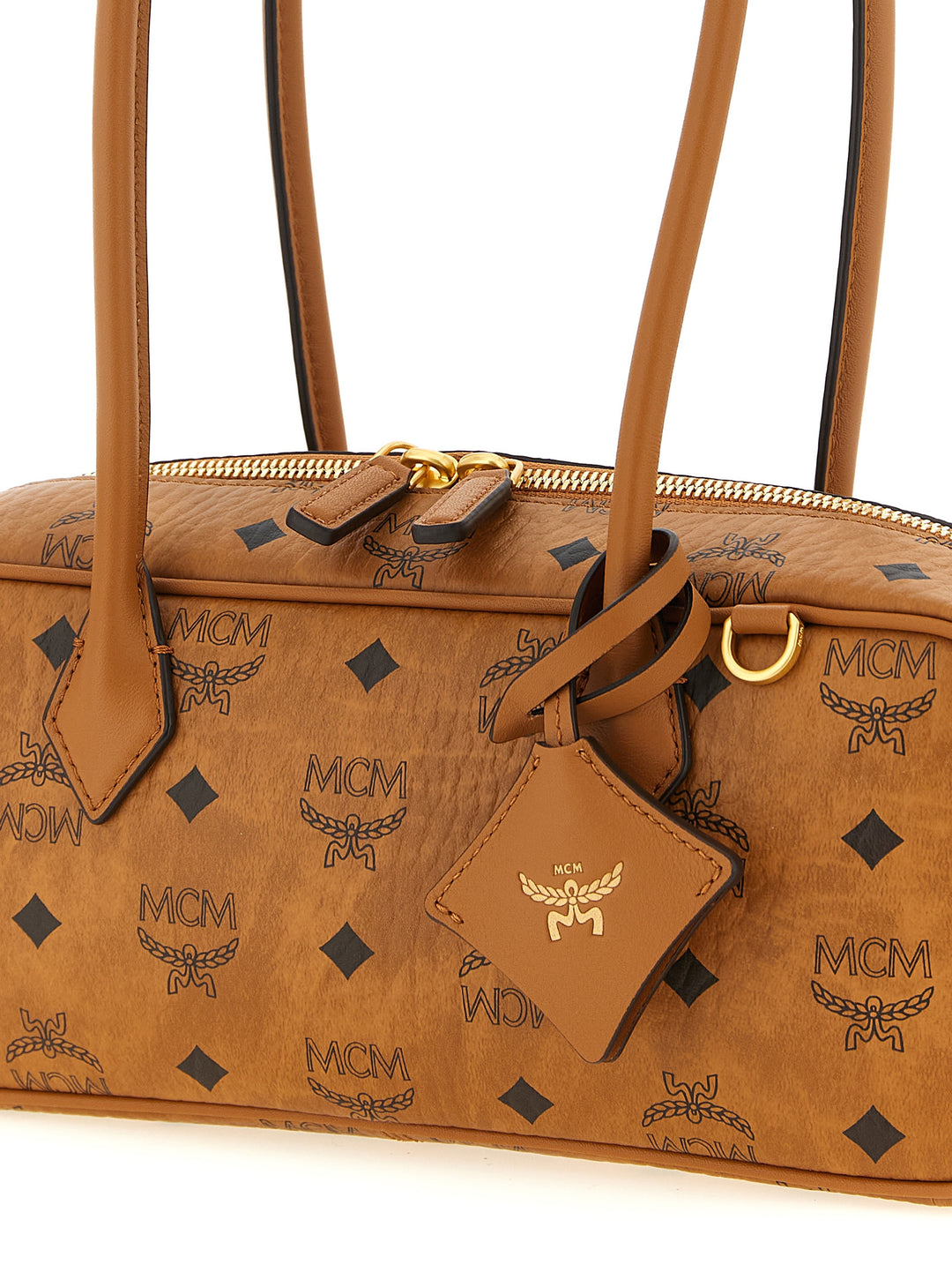 Mcm Aren East West Shoulder Bags - Brown | 659e8e55bebf57d58b2a97eb57268d5adf88725c