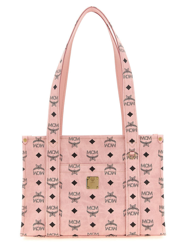 Mcm Aren School Tote Shoulder Bags - Pink | 84b595a812072befecd00e8b879a62300b86574f