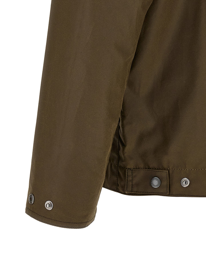 Barbour Short Bedale Puffer Jackets - Brown | f89ce9daa4650d549dd51a263d7e48632afcf0b7