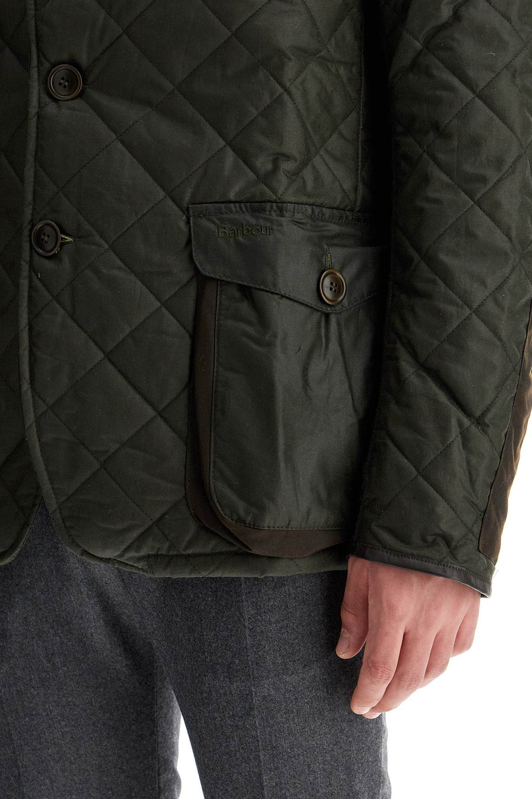 Jacket With Quilted Wax Finish