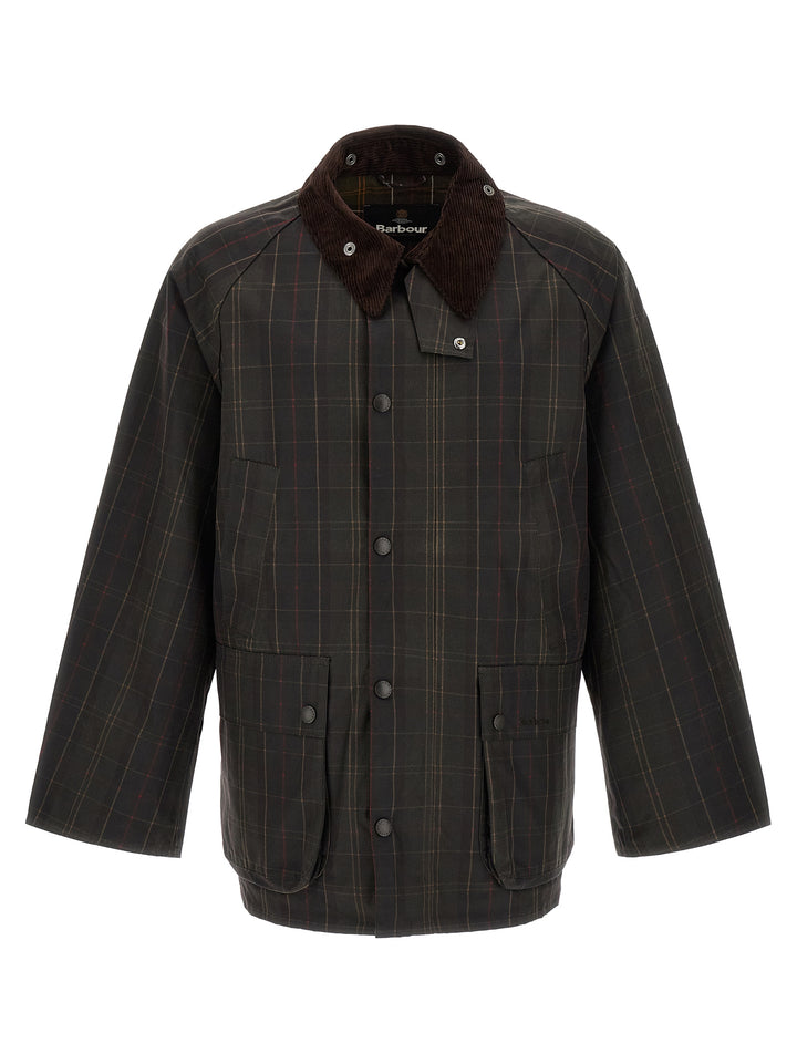 Barbour Tartan Os Bedale Puffer Jackets - Green | ca16a209d169a732deafffd9a4e1467bb80e2e99